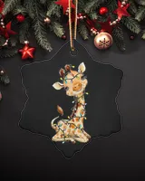 Giraffe Reindeer Xmas Light Christmas Ornaments Xmas 290