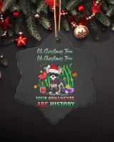 Chihuahua Dog Christmas Tree Your Ornaments are History 532