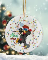 Paintball Christmas Ornament, Gift For Paintball Player, Paintball Gun