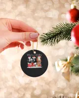 Cow Christmas Lights Tree Sweater Stocking Ornaments Xmas 274 Mooey Heifer