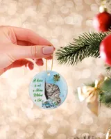 Christmas Ornaments - A house is not a Home without a Cat