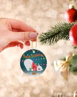 RD Custom Beary Christmas Ornament, Christmas 2021, Christmas Ornament, Family Gift, Bear Ornament