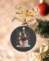 Poodle Funny Poodle Christmas Tree Ornament Decor Costume 49