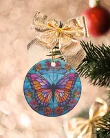 Butterfly Ornament Style Christmas Ornament