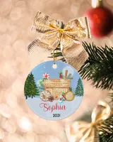 DC Personalized Snowman Ornaments, Gingerbread Ornament, Cookie Ornaments, Christmas Gifts 1