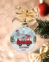 RD Personalized Lineman Christmas Ornaments, Lineman Ornament, Kids Personalized Christmas Ornaments