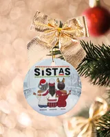 Sistas Soul Sisters Ornament, Family Ornament, Sister Christmas Ornament, Gift For Besties, Christmas Gifts