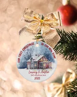 New Home Christmas Ornament, First christmas In Our New House,  Ornament, Christmas Gifts