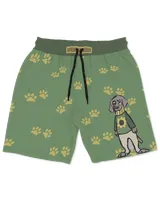 Weimaraner-AOP Hawaiian Short