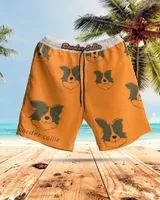 Border Collie AOP Hawaiian Short