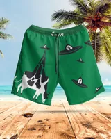 cow AOP Hawaiian Short