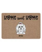 Personalized Home Sweet Home Doormat HOD110323DRM5