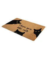 Hope-You-Like-Cat-Black-Cat-Coir-Pattern-Print-Doormat-3D-Printed-Non-Slip-Door-Floor QTCAT060223DMA