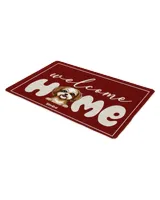 Personalized Welcome Home Doormat, Gifts For Dog Lovers HOD030223DM3