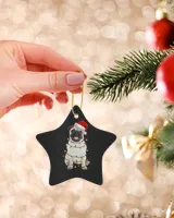 PUG DOG CHRISTMAS CUTE