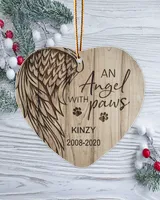 Wood Ornament - Heart