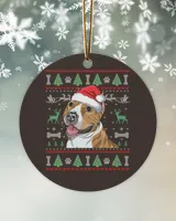 Pitbull Ugly Christmas Sweater Pit Bull Dog Lover Funny 310