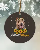 Pitbull Womens Cute Pitbull Mama Dog Mom Dog Lover Mothers Day 317