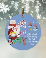 Our First Christmas In Our New Home 2022 Ornament - Holiday Home
