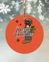 Boxer Funny Xmas Dog lover Merry Christmas Boxer 317
