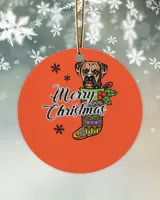 Boxer Funny Xmas Dog lover Merry Christmas Boxer 318