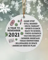 A Year To Remember 2021 Ornament