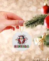 Christmas Ornament - Cute Santa - Santada