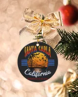 Santa Carla California Murdercapital Of The World Ornament - Circle