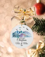 Our First Christmas As Mr. & Mrs. 2021 Ornament
