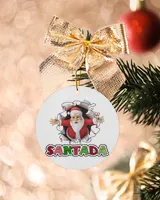 Christmas Ornament - Cute Santa - Santada