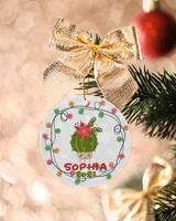 RD Personalized Cactus Christmas Ornament Keepsake Ornament Cactus Ornament!