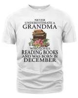 Book Never Underestimate a Grandma who loves Reading Books and was born in December 567 booked