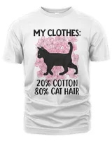 Black Cat My Clothes By Cotton And Cat Hair