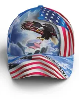 Giovanni Eagle American Flag Cap