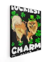 Pomeranian Luckiest Charm Ever St Patricks Day Gift Shirt