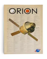 Orion Spacecraft Partially Reusable Crewed Spacecraft Vintage Poster,robots And Space Exploration Poster, Space Wall Art