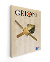 Orion Spacecraft Partially Reusable Crewed Spacecraft Vintage Poster,robots And Space Exploration Poster, Space Wall Art