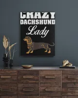 Crazy Dachshund Lady T-shirt for This Crazy Dachshund Owners