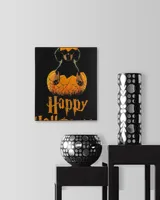 Cute Halloween Dachshund Pumpkins