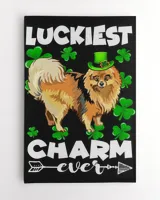 Pomeranian Luckiest Charm Ever St Patricks Day Gift Shirt