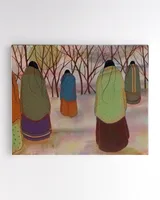 naa-ujv-13 Women's Trail by Jeanne Rorex-Bridges Canvas