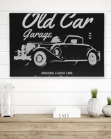 Old Car Garage Original Classic Cars Usa Retro Vintage