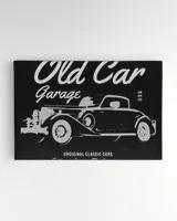 Old Car Garage Original Classic Cars Usa Retro Vintage