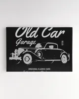 Old Car Garage Original Classic Cars Usa Retro Vintage