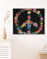 Love And Peace Flower Hippie