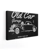 Old Car Garage Original Classic Cars Usa Retro Vintage