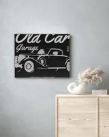 Old Car Garage Original Classic Cars Usa Retro Vintage