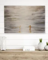Jesus And The Girl Dancing On The Water Canvas Wall Art