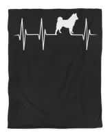 Akita T-Shirt Dog Heartbeat - Dog Lover Gift