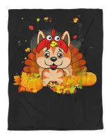 Akita Turkey Funny Dog Thanksgiving T-Shirt